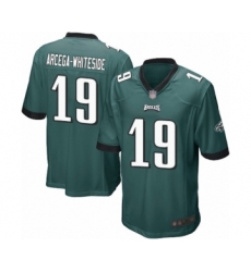 Men's Philadelphia Eagles #19 JJ Arcega-Whiteside Game Midnight Green Team Color Football Jersey