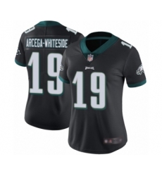 Women's Philadelphia Eagles #19 JJ Arcega-Whiteside Black Alternate Vapor Untouchable Limited Player Football Jersey