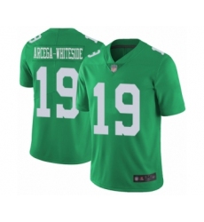 Youth Philadelphia Eagles #19 JJ Arcega-Whiteside Limited Green Rush Vapor Untouchable Football Jersey