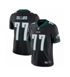 Men's Philadelphia Eagles #77 Andre Dillard Black Alternate Vapor Untouchable Limited Player Football Jersey