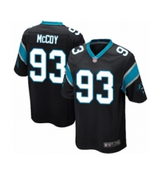 Men's Carolina Panthers #93 Gerald McCoy Game Black Team Color Football Jersey