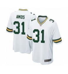 Men's Green Bay Packers #31 Adrian Amos Game White Football Jersey