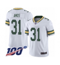 Men's Green Bay Packers #31 Adrian Amos White Vapor Untouchable Limited Player 100th Season Football Jersey