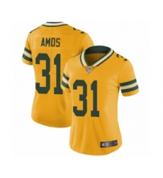 Women's Green Bay Packers #31 Adrian Amos Limited Gold Rush Vapor Untouchable Football Jersey