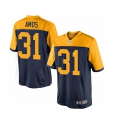 Youth Green Bay Packers #31 Adrian Amos Limited Navy Blue Alternate Football Jersey