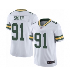Men's Green Bay Packers #91 Preston Smith White Vapor Untouchable Limited Player Football Jersey