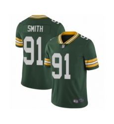 Youth Green Bay Packers #91 Preston Smith Green Team Color Vapor Untouchable Limited Player Football Jersey