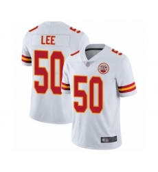Men's Kansas City Chiefs #50 Darron Lee White Vapor Untouchable Limited Player Football Jersey