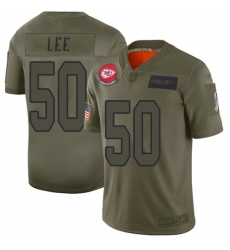 Women's Kansas City Chiefs #50 Darron Lee Limited Camo 2019 Salute to Service Football Jersey