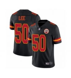 Youth Kansas City Chiefs #50 Darron Lee Limited Black Rush Vapor Untouchable Football Jersey