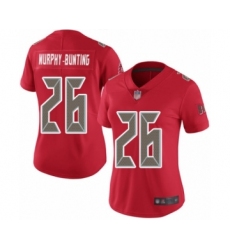Women's Tampa Bay Buccaneers #26 Sean Murphy-Bunting Limited Red Rush Vapor Untouchable Football Jersey
