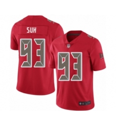 Youth Tampa Bay Buccaneers #93 Ndamukong Suh Limited Red Rush Vapor Untouchable Football Jersey