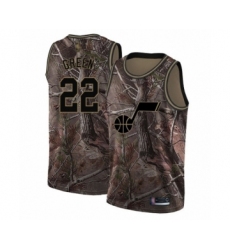 Women's Utah Jazz #22 Jeff Green Swingman Camo Realtree Collection Basketball Jersey