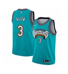 Women's Memphis Grizzlies #3 Grayson Allen Swingman Green Hardwood Classic Basketball Jersey