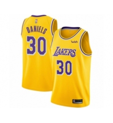 Youth Los Angeles Lakers #30 Troy Daniels Swingman Gold Basketball Jersey - Icon Edition