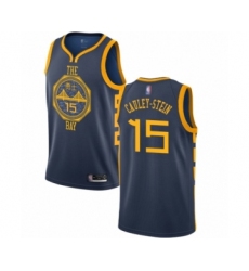 Youth Golden State Warriors #15 Willie Cauley-Stein Swingman Navy Blue Basketball Jersey - City Edition