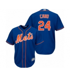 Men's New York Mets #24 Robinson Cano Replica Royal Blue Alternate Home Cool Base Baseball Jersey