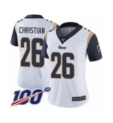 Youth Los Angeles Rams #26 Marqui Christian White Vapor Untouchable Limited Player 100th Season Football Jersey