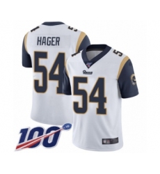 Youth Los Angeles Rams #54 Bryce Hager White Vapor Untouchable Limited Player 100th Season Football Jersey