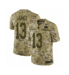 Youth San Francisco 49ers #13 Richie James Limited Camo 2018 Salute to Service Football Jersey