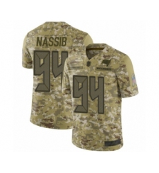 Youth Tampa Bay Buccaneers #94 Carl Nassib Limited Camo 2018 Salute to Service Football Jersey