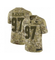 Youth Houston Texans #97 Angelo Blackson Limited Camo 2018 Salute to Service Football Jersey