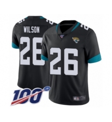 Men's Jacksonville Jaguars #26 Jarrod Wilson Black Team Color Vapor Untouchable Limited Player 100th Season Football Jersey
