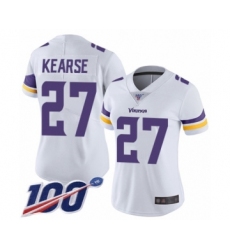 Women's Minnesota Vikings #27 Jayron Kearse White Vapor Untouchable Limited Player 100th Season Football Jersey