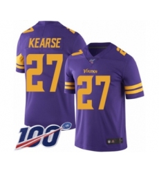 Youth Minnesota Vikings #27 Jayron Kearse Limited Purple Rush Vapor Untouchable 100th Season Football Jersey