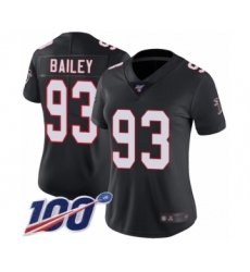 Women's Atlanta Falcons #93 Allen Bailey Black Alternate Vapor Untouchable Limited Player 100th Season Football Jersey