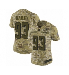 Women's Atlanta Falcons #93 Allen Bailey Limited Camo 2018 Salute to Service Football Jersey