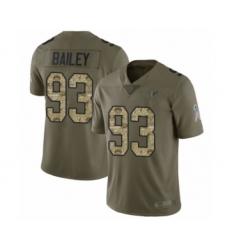 Youth Atlanta Falcons #93 Allen Bailey Limited Olive Camo 2017 Salute to Service Football Jersey