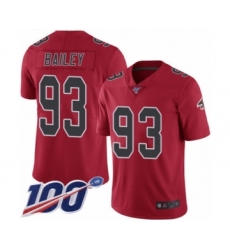 Youth Atlanta Falcons #93 Allen Bailey Limited Red Rush Vapor Untouchable 100th Season Football Jersey