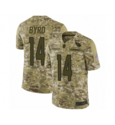 Youth Arizona Cardinals #14 Damiere Byrd Limited Camo 2018 Salute to Service Football Jersey