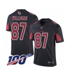 Youth Arizona Cardinals #87 Maxx Williams Limited Black Rush Vapor Untouchable 100th Season Football Jersey