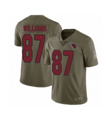 Youth Arizona Cardinals #87 Maxx Williams Limited Olive 2017 Salute to Service Football Jersey