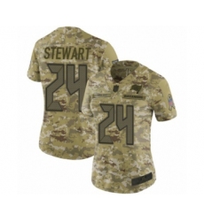 Women's Tampa Bay Buccaneers #24 Darian Stewart Limited Camo 2018 Salute to Service Football Jersey