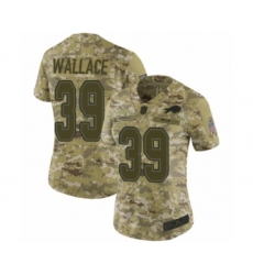 Women's Buffalo Bills #39 Levi Wallace Limited Camo 2018 Salute to Service Football Jersey
