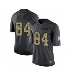 Men's San Francisco 49ers #84 Kendrick Bourne Limited Black 2016 Salute to Service Football Jersey