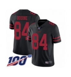Youth San Francisco 49ers #84 Kendrick Bourne Black Vapor Untouchable Limited Player 100th Season Football Jersey