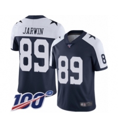 Men's Dallas Cowboys #89 Blake Jarwin Navy Blue Throwback Alternate Vapor Untouchable Limited Player 100th Season Football Jersey