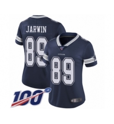 Women's Dallas Cowboys #89 Blake Jarwin Navy Blue Team Color Vapor Untouchable Limited Player 100th Season Football Jersey