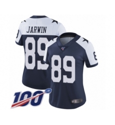 Women's Dallas Cowboys #89 Blake Jarwin Navy Blue Throwback Alternate Vapor Untouchable Limited Player 100th Season Football Jersey