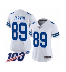 Women's Dallas Cowboys #89 Blake Jarwin White Vapor Untouchable Limited Player 100th Season Football Jersey
