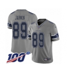 Youth Dallas Cowboys #89 Blake Jarwin Limited Gray Inverted Legend 100th Season Football Jersey