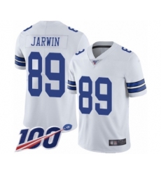 Youth Dallas Cowboys #89 Blake Jarwin White Vapor Untouchable Limited Player 100th Season Football Jersey