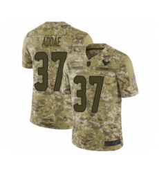 Men's Houston Texans #37 Jahleel Addae Limited Camo 2018 Salute to Service Football Jersey