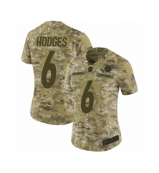 Women's Pittsburgh Steelers #6 Devlin Hodges Limited Camo 2018 Salute to Service Football Jersey