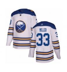 Youth Buffalo Sabres #33 Colin Miller Authentic White 2018 Winter Classic Hockey Jersey