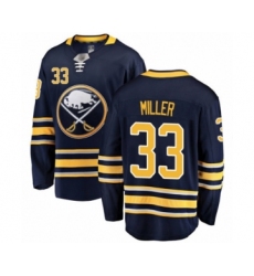 Youth Buffalo Sabres #33 Colin Miller Fanatics Branded Navy Blue Home Breakaway Hockey Jersey